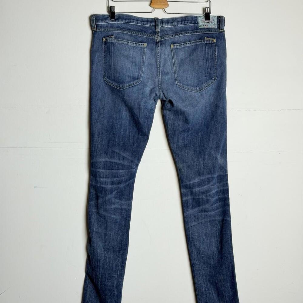 PRPS HEIRLOOM Blue Wash Jeans Hand Crafted w Pride USA Women's Size 31 (36x33.5)